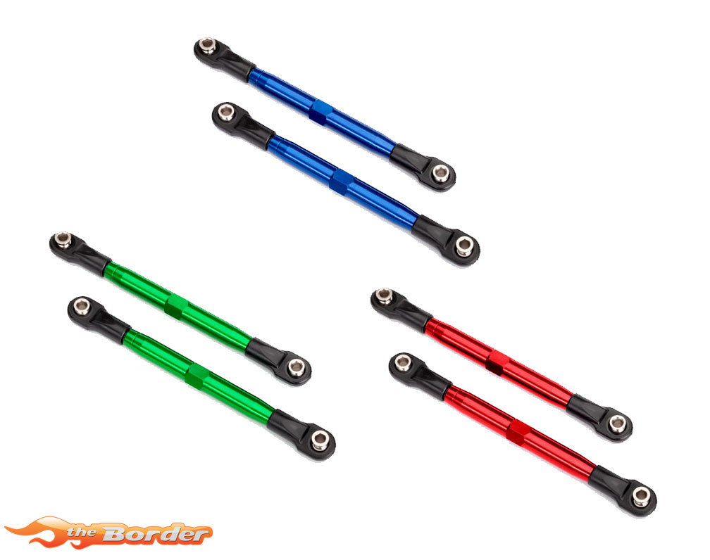Traxxas Toe Link Tubes Coloured Aluminium (2) Hollow Balls (4) (Choose your Colour) 6742