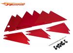 Traxxas Tube Chassis - Red Inner Panels (Front/Middle/Rear) 8434R