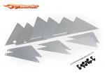 Traxxas Tube Chassis - Silver Alu Inner Panels (Front/Middle/Rear) 8434A