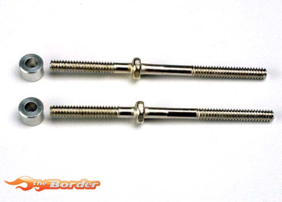 Traxxas Turnbuckles (54mm) (2)/ 3x6x4mm aluminum spacers (rear camber links) 1937