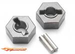 Traxxas Wheel hubs steel (2) 4954R