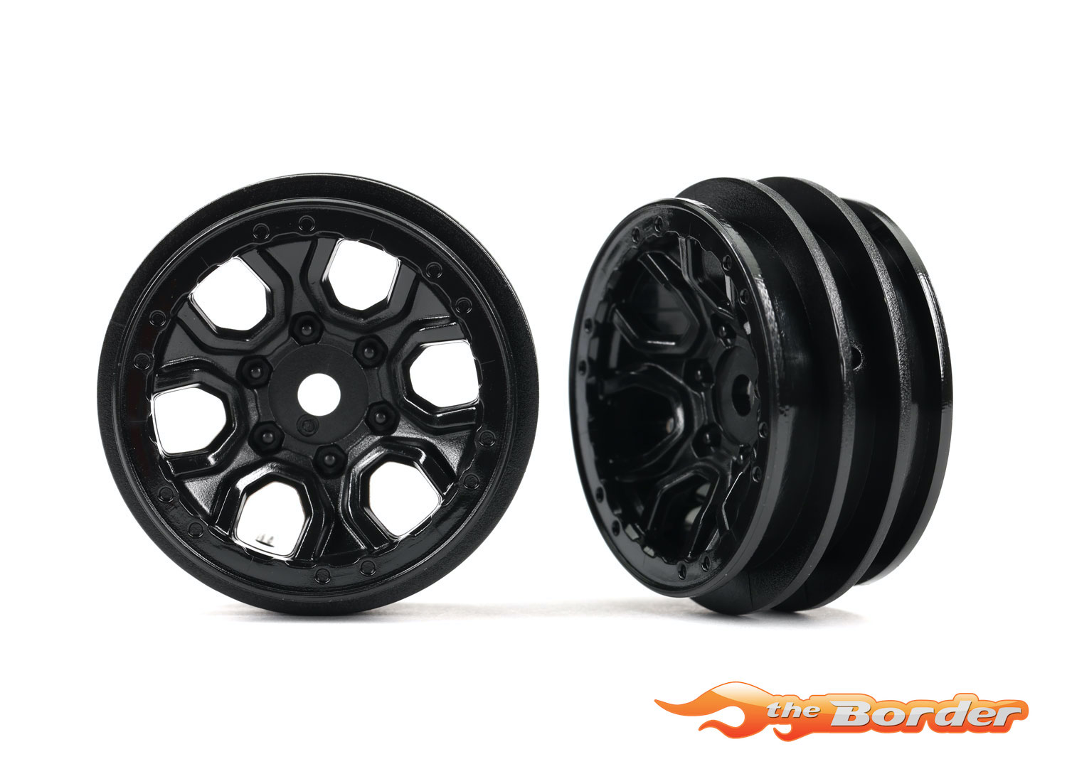Traxxas Wheels, 1.0 (black) (2) (for TRX-4M) 9770