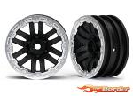Traxxas Wheels TRX-4 1.9 (2) (Satin Beadlocks) 8271X