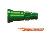 Traxxas X-Maxx Aluminium Stub Axle (Green) (1) 7753G