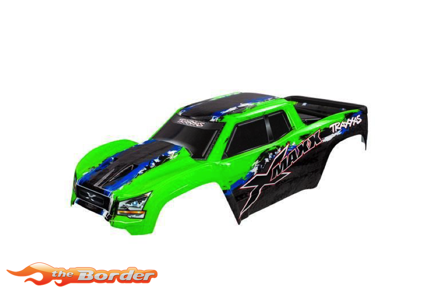 Traxxas X-Maxx Body (Painted Fluo Green Decals Applied) TRX7811G