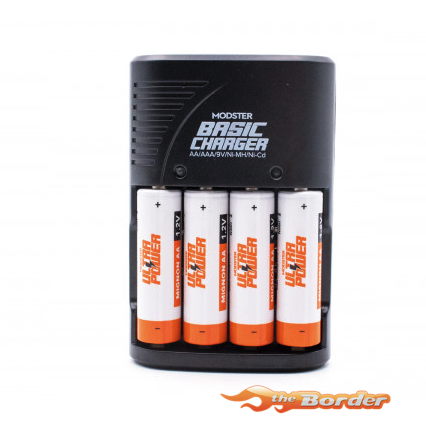 Ultra Power Charger incl. 4pcs. AA 2200mAh NiMH md10225
