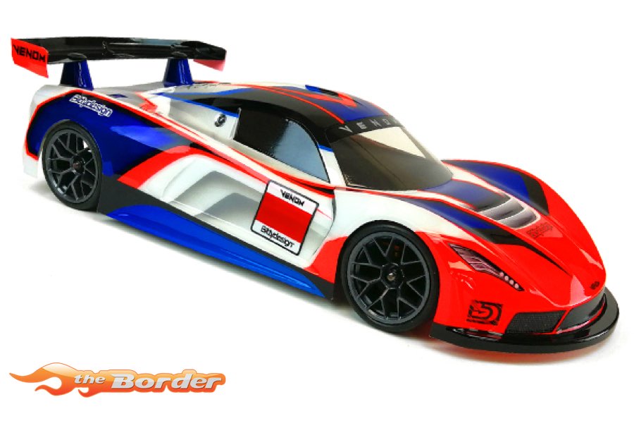 BittyDesign Venom 1/10 GT Body Lightweight BDGT-190VNM - Afbeelding 7