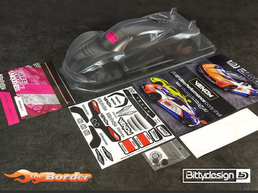 Bittydesign Venom 1/10 GT Body Lightweight BDGT-190VNM