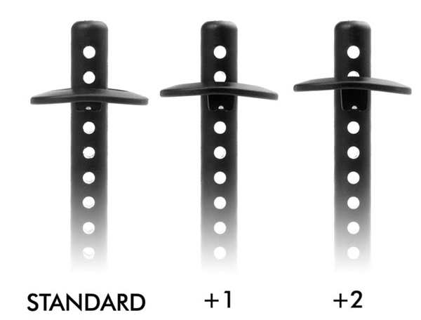 XRAY Rear Body Mount Set +2mm Height 301334 - Afbeelding 3
