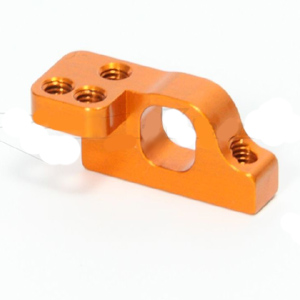 XRAY T4 Alu Lower 2-Piece Suspension Holder for ARS - Left 303713-O - Afbeelding 2