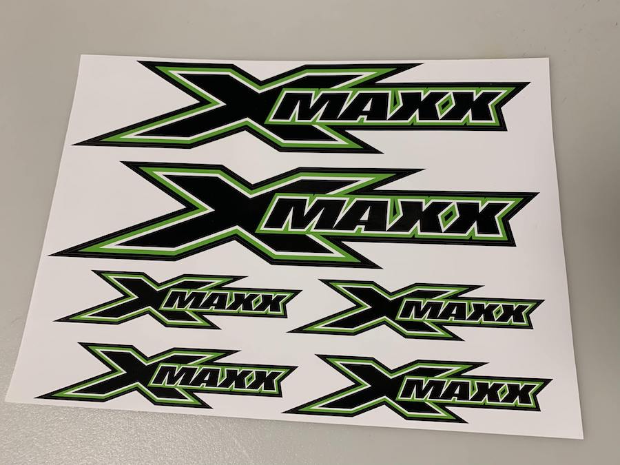X-Maxx Logo Sticker - Groen BRPD1034