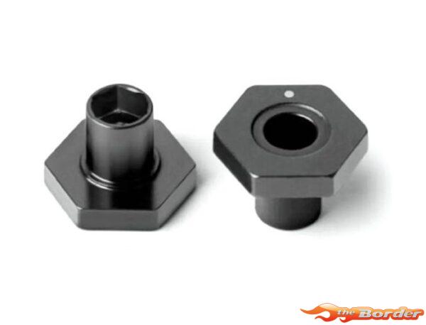 XRAY X4 Alum. Wheel Hub Spring Clip Offset +0.5mm (2) 305359