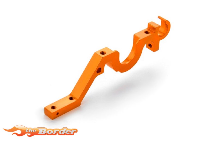 XRAY Alu Lower Bulkhead Rear Swiss 7075 T6 Left 333027 - Afbeelding 2