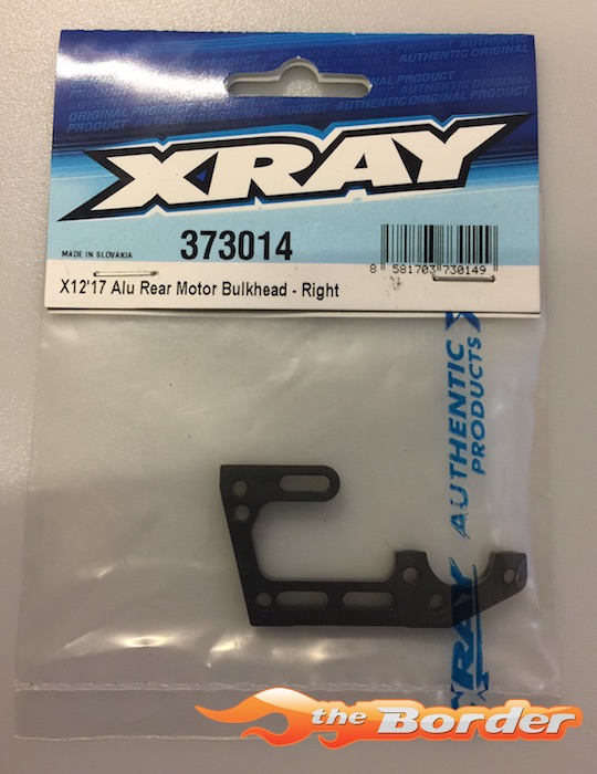 XRAY Alum. Rear Bulkhead Motor Right 373014