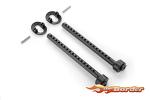 XRAY Composite Front Eccentric 6mm Body Mount +2mm Height 301328