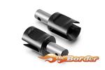 XRAY Gear Diff Outdrive Adapter - Lcg - Hudy Spring Steel (2) 324962