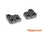 XRAY Graphite Extension for Alu Steering Block (1+1) 1 Slot 322297