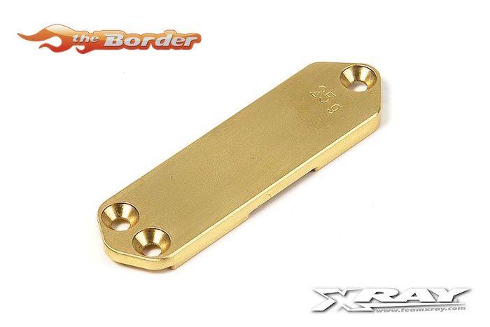 XRAY NT1 Brass Chassis Front Weight 25gr 331180 - Afbeelding 4