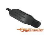 XRAY SCX Alu Chassis W/Bent Sides - Swiss 7075 T6 (2.5mm) 321110