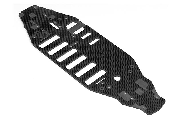 XRAY T2 Chassis 3.5mm Graphite - Extra-Thick - Foam-Spec 301123 - Afbeelding 3