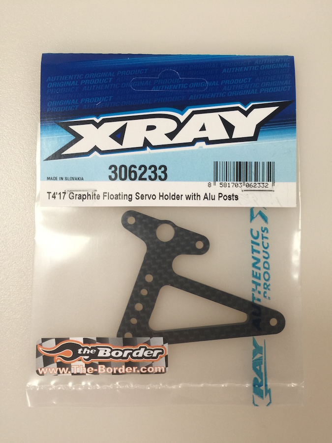 XRAY T4'17 Graphite Floating Servo Holder 3.0mm 306233