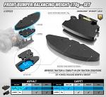XRAY T4F'21 Balancing Bumper Weight Front 170g & Foam Bumper 309823