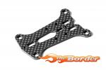 XRAY X1'20 Graphite Arm Mount Plate - Wide Track Width 2.5mm 371067