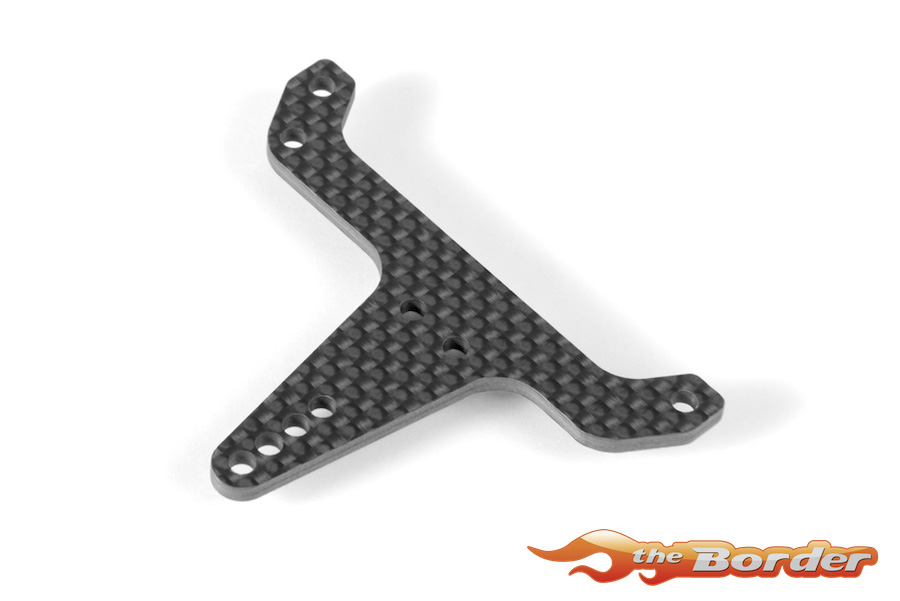 XRAY X12'18 Rear Pod Upper Plate - Graphite 2.5mm 373550