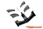 XRAY X1 Composite Adjustable Front Wing - Black - ETS Approved 371203-K