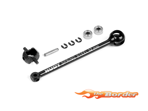 XRAY X4 Cvd Bb Drive Shaft 52Mm - Hudy Spring Steel - Set 305407 - Afbeelding 2