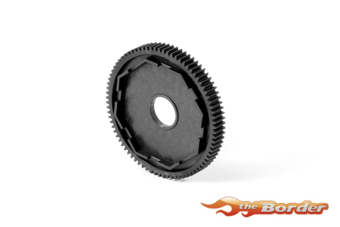 XRAY XB2/XB4 Composite 3-Pad Slipper Clutch Spur Gear 81T / 48 365881 - Afbeelding 3