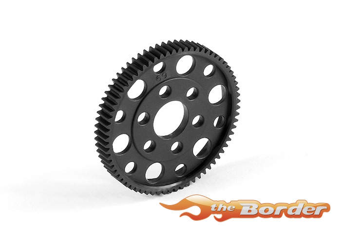 XRAY XB2 Slipper Eliminator Composite Spur Gear 69T / 48 325869 - Afbeelding 3