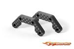 XRAY XT2 Graphite Shock Tower Extension 4.0mm (2) 323552
