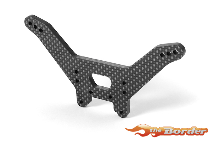 XRAY XT2 Graphite Shock Tower Rear 4.0mm 323083 - Afbeelding 3