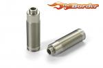 XRAY XT8 Alu Rear Shock Body - Swiss 7075 T6 - Hard Coated (2) 358230