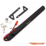 Yeah Racing 1/10 Aluminum White Super Bright LED Light Bar Black for RC Truck/Crawler YA-0567BK
