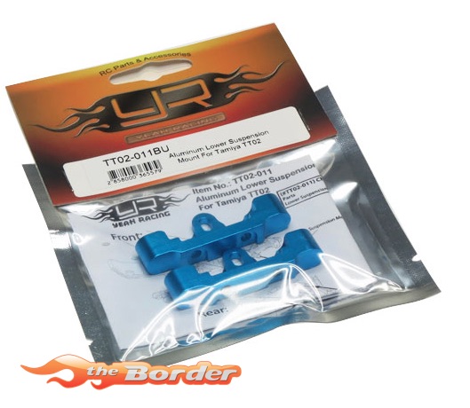 Yeah Racing Alu Lower Suspension Mount for TT-02 TT02-011BU