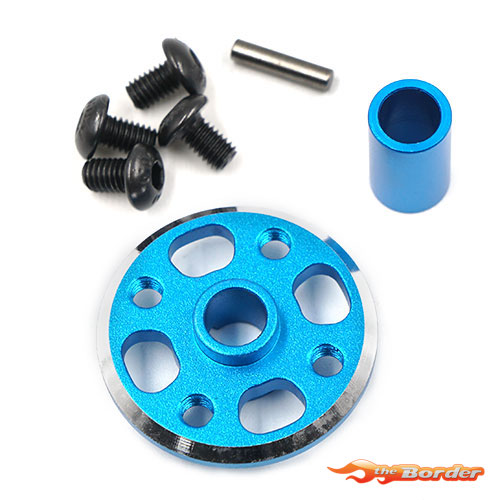 Yeah Racing Alu Spur Gear Adapter Set for Tamiya TT-02 TATT-026BU