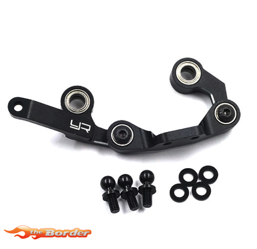 Yeah Racing Alum. Ball Bearing Steering Set For Tamiya M08 Black 081BK