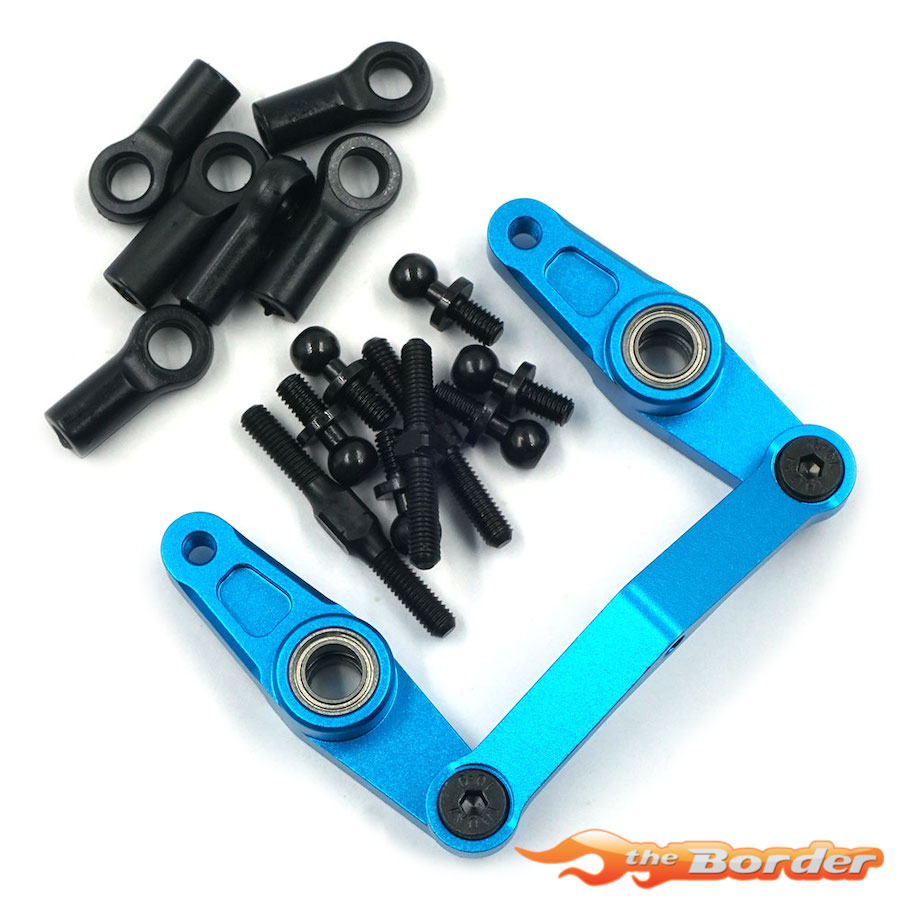 Yeah Racing Alum. Ball Bearing Steering Set for Tamiya TT01/TT01E TATT-042BU