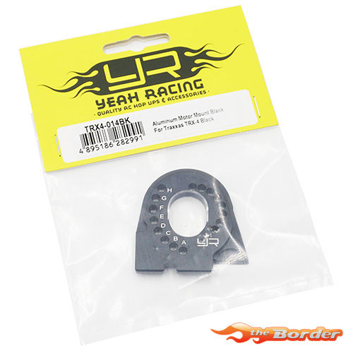 Yeah Racing Aluminium Motor Mount Black For Traxxas TRX-4 TRX4-014BK