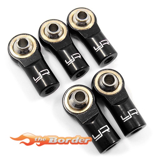 Yeah Racing Aluminum M3 Rod Ends (5pcs) Black YA-0550BK
