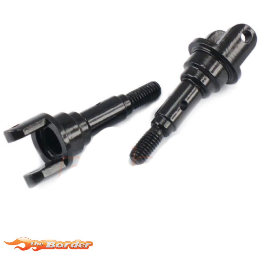 Yeah Racing Steel Hard Front Wheel Axle for Traxxas Slash 4x4 TSL-215F2BK
