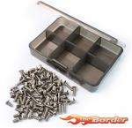 Yeah Racing Titanium Screw Set w/FREE Mini Box for Tamiya M08 TS-M08