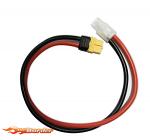 Yellow RC XT60 female to Tamiya Charge Cable 12awg 300mm 6024