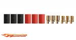 Yuki Gold Connector Ø6.0mm (3 pair) w/ Shrink AM-611-3P