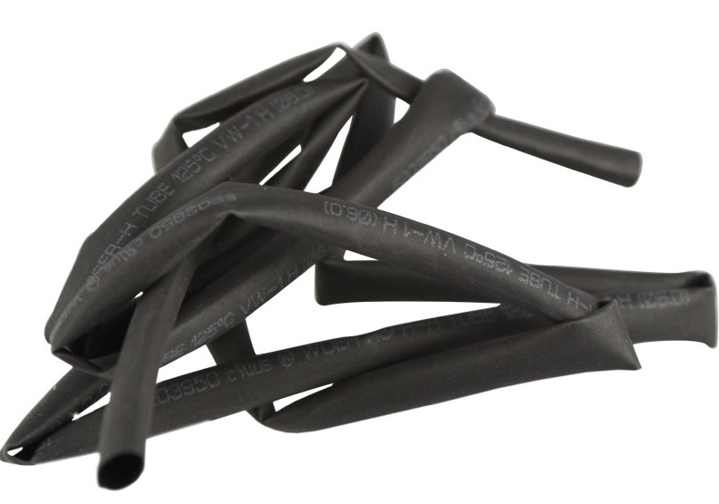 Yuki Model Heat Shrink Tube 6mm 1m black 600081