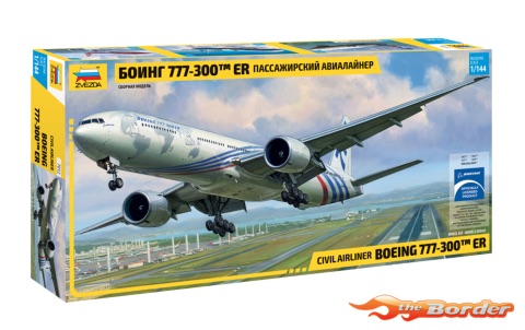 Zvezda 1/144 Boeing 777-300 ER - Civil Airliner 7012