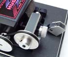 Adjustable grinding diameter and grinding angle. Angle is adjusted from bottom of the main board.