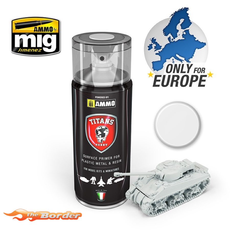 MIG Ammo Light Grey Matt Primer 400ML MIG-TTH102